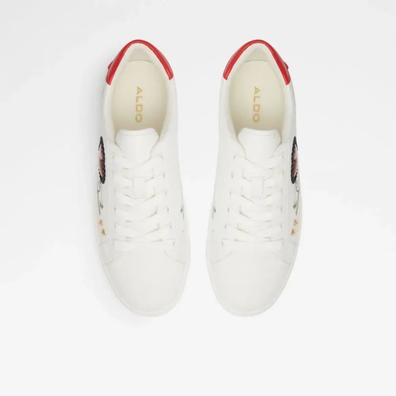 Hvid Amtzell Damesneaker Med Snøre, Mode Aldo