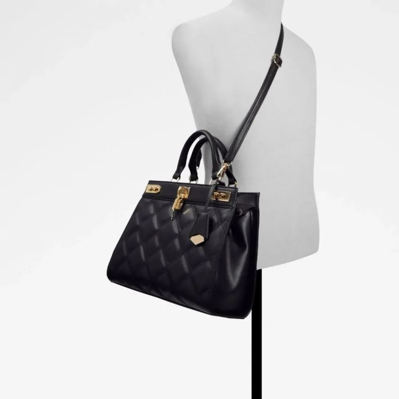 Mode Aldo Sort Annandra Håndtaske Til Kvinder