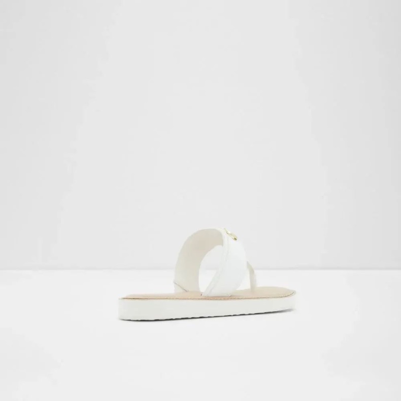 Aldo Asarona Dame String Strand Sandal Hvid Mode