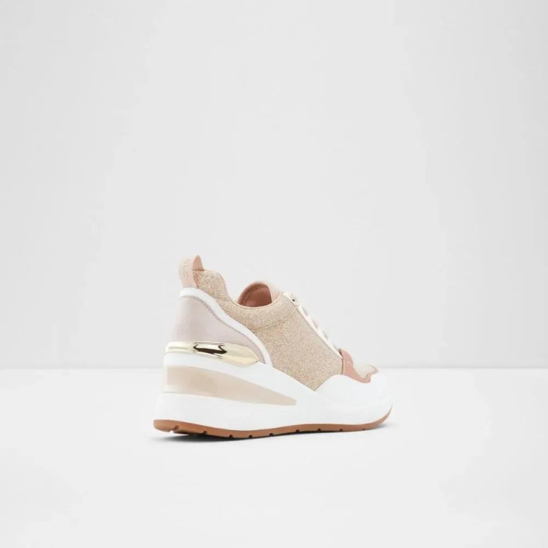 Aldo Fashion Asilahan Kvinders Wedge Sneaker Rosa-guld