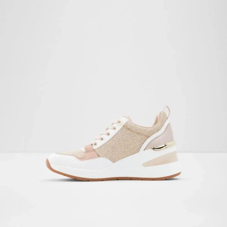 Aldo Fashion Asilahan Kvinders Wedge Sneaker Rosa-guld