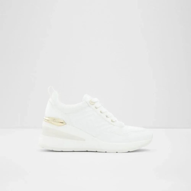 Asilahan Kvinders Wedge Sneaker Mode Hvid Aldo