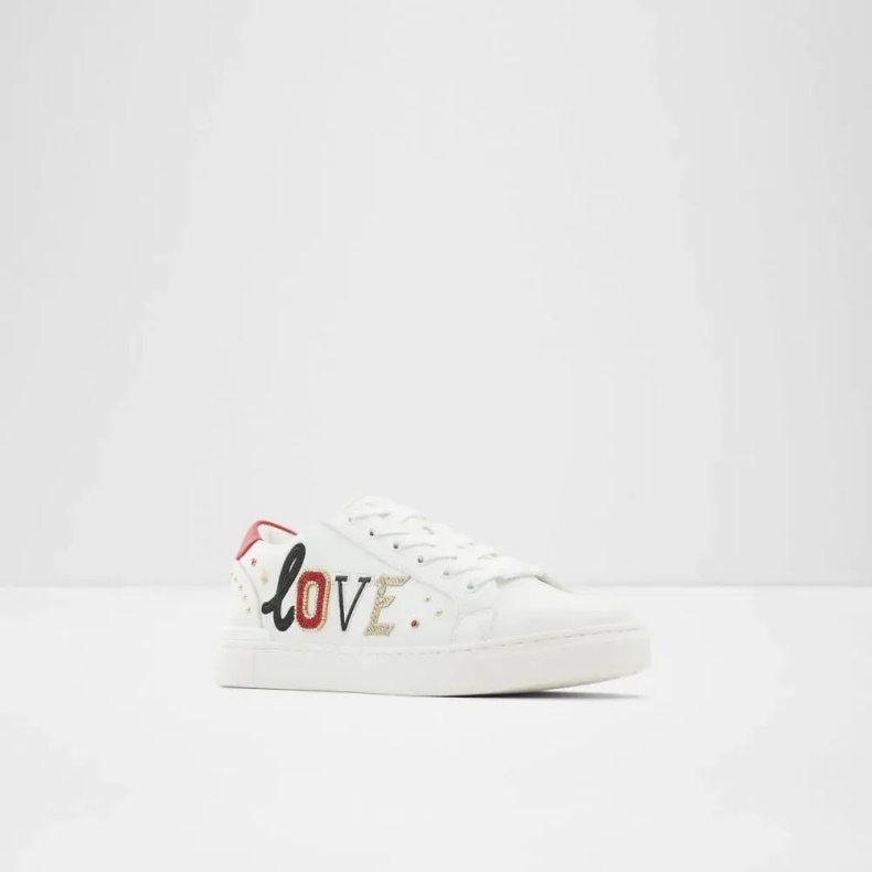 Astendacia Kvinders Lav Top Sneaker Mode Aldo Rød