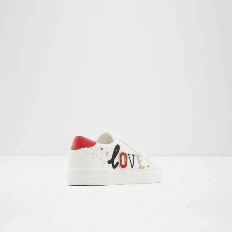 Astendacia Kvinders Lav Top Sneaker Mode Aldo Rød