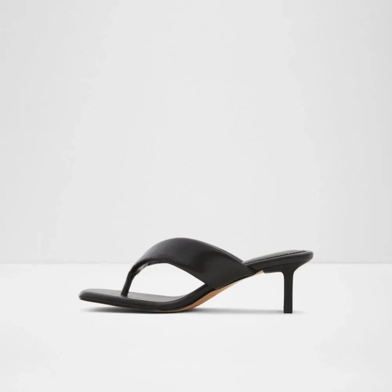 Aldo Fashion Auday Sandal Med G-streng Til Kvinder Sort