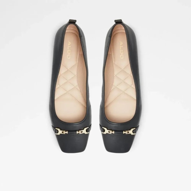Aldo Fashion Ballade Dame Slip On Ballerina Sort