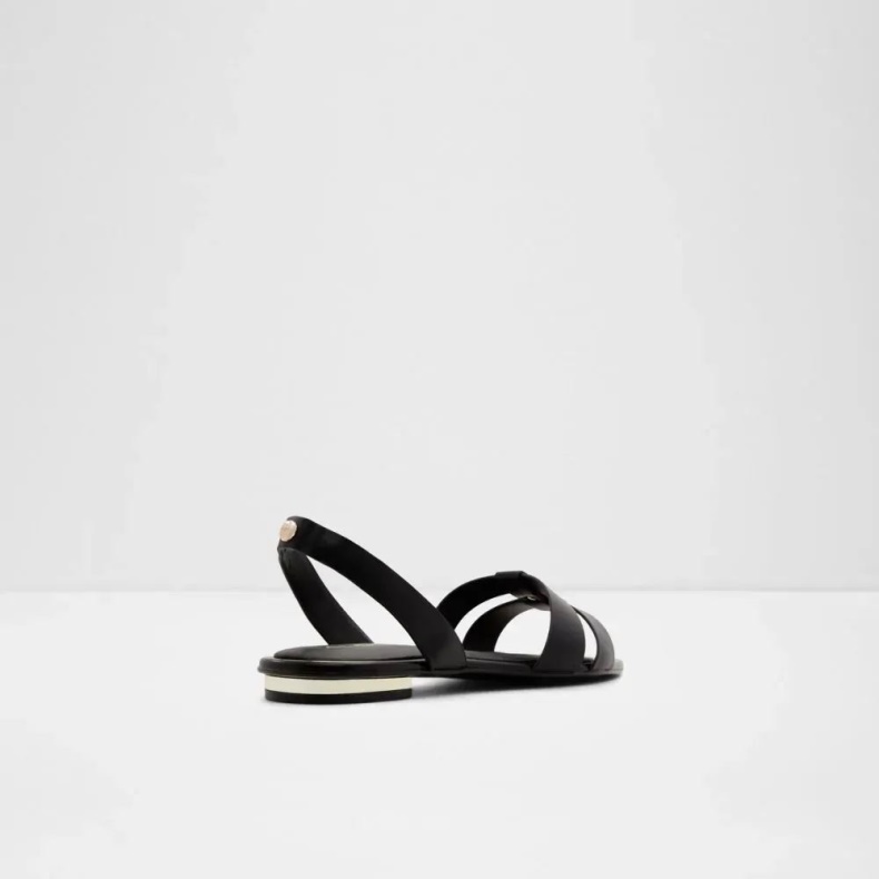 Balera Kvinders Sling Back Flad Sandal Fashion Sort Aldo