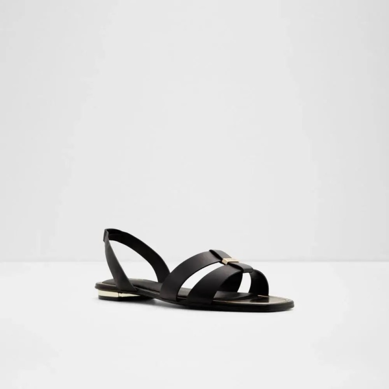 Balera Kvinders Sling Back Flad Sandal Fashion Sort Aldo