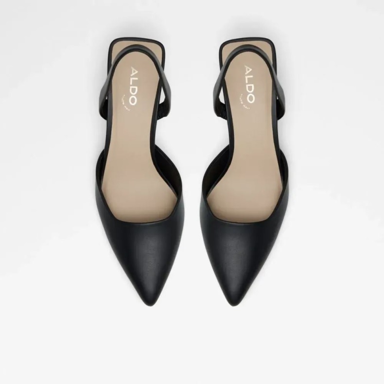 Basanti Kvinders Slynge Tilbage Nyhed Hæl Fashion Aldo Sort