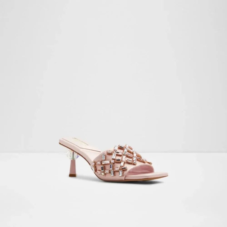 Lys-pink Berna Dame Slip-on Sandal Aldo Mode