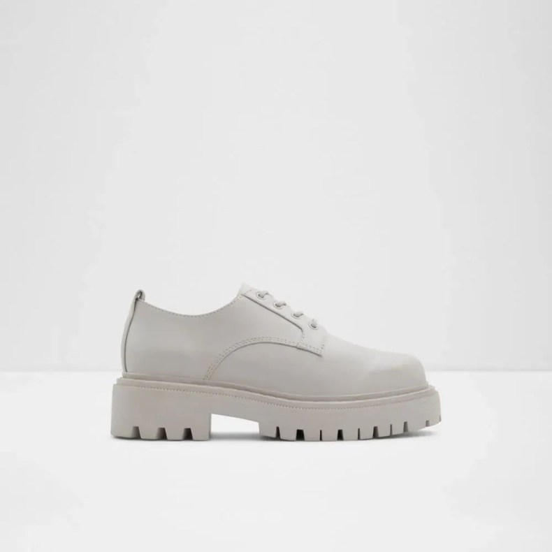 Aldo Fashion Bigmove Dameslidsål Oxford Sko Lysegrå