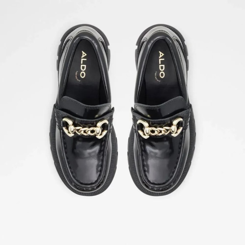 Bigwalk Kvinders Lug Sole Loafer Fashion Aldo Sort