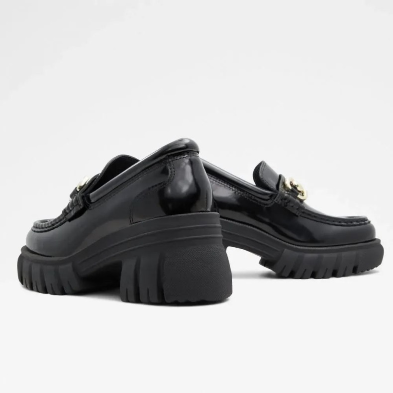 Bigwalk Kvinders Lug Sole Loafer Fashion Aldo Sort