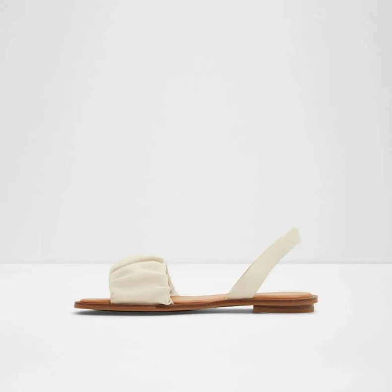 Brelden Kvinders Todelt Flad Sandal Aldo Mode Anden Hvid