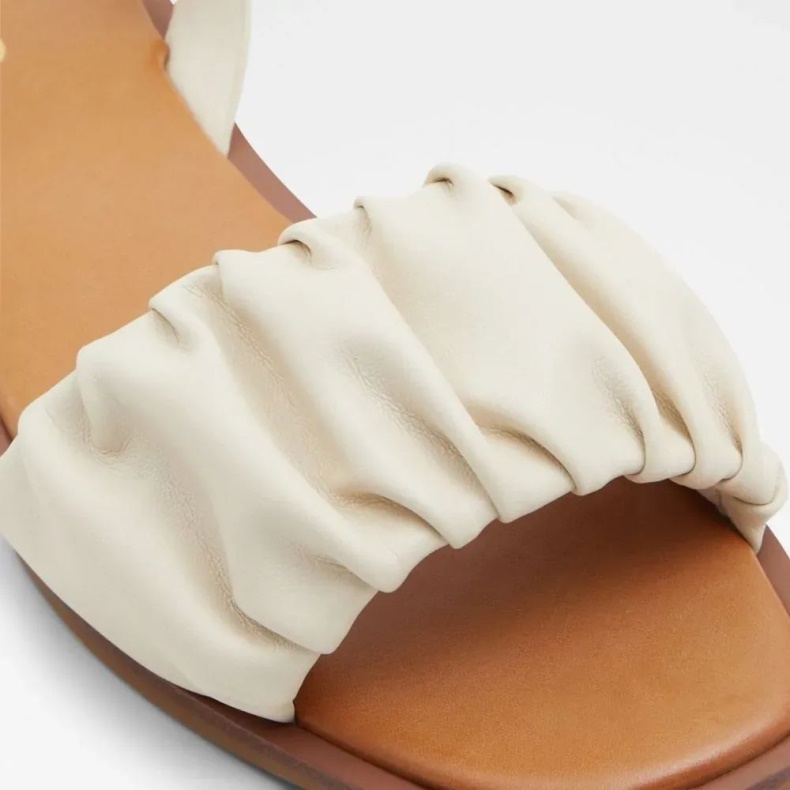 Brelden Kvinders Todelt Flad Sandal Aldo Mode Anden Hvid