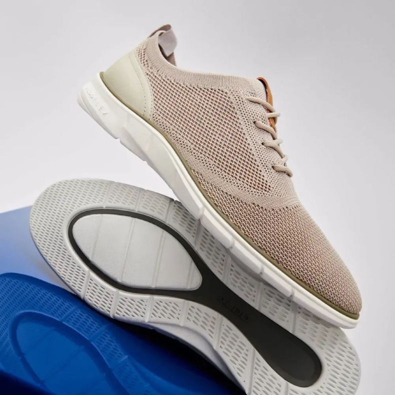 Lys Grå Bruge Afslappet Sko Til Mænd Med Snøre Aldo Mode