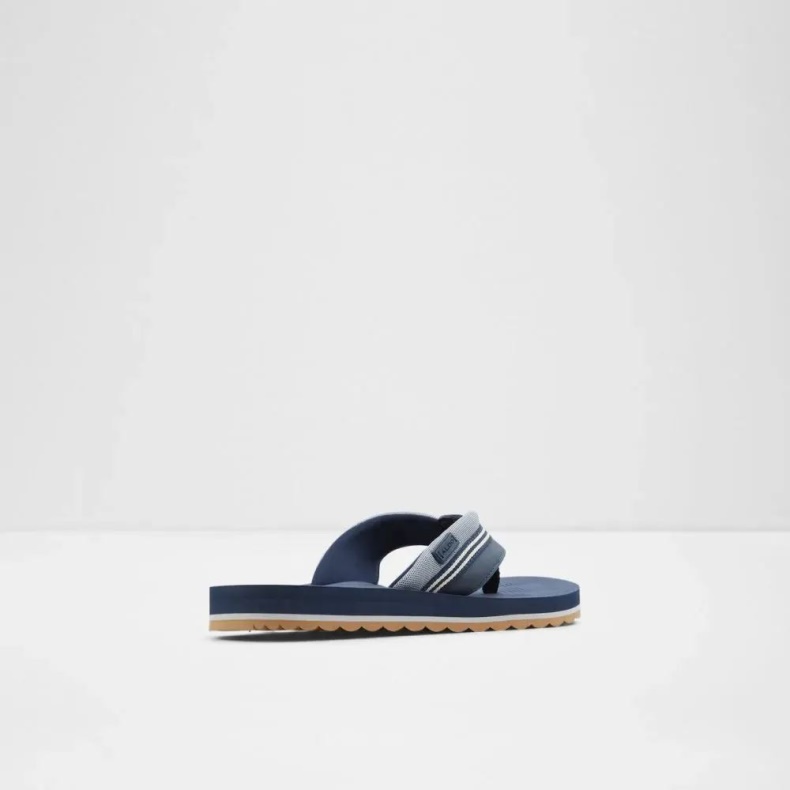 Navy Burges Herre Thong Flad Sandal Aldo Mode