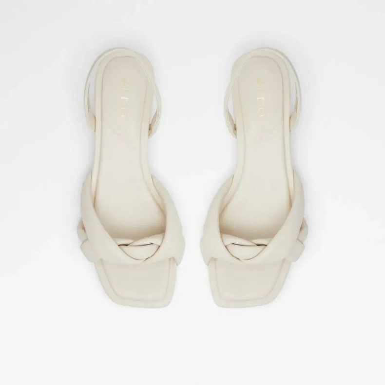 Anden Hvid Buttercupp Kvinders åben Tå Slynge Tilbage Sandal Fashion Aldo