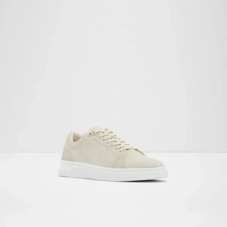 Beige Aldo Mode Caecien Mænds Lav Top Sneaker