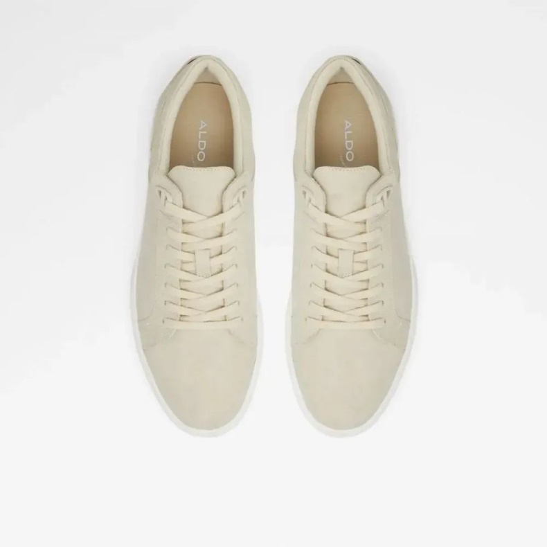 Beige Aldo Mode Caecien Mænds Lav Top Sneaker