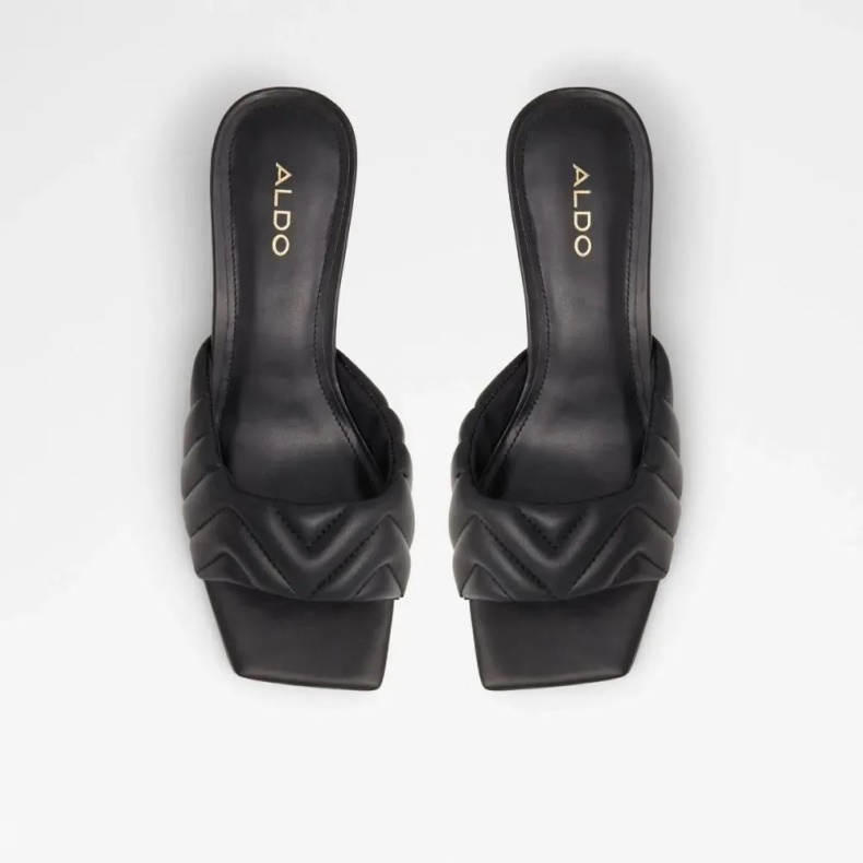 Sort Celesta Kvinders Lav Blokhæl Sandal Fashion Aldo