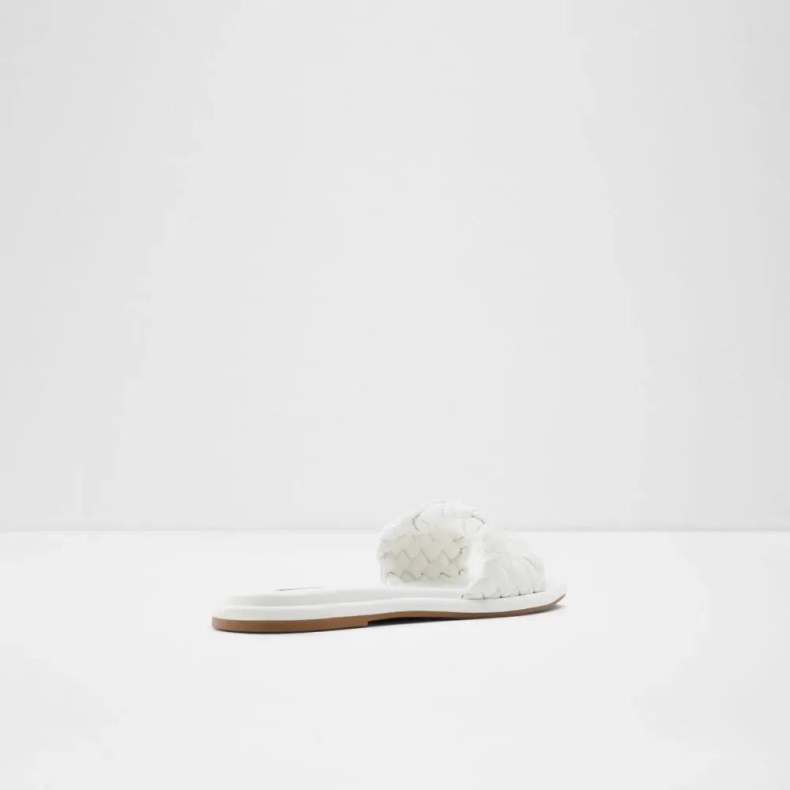 Chicago Kvinders Flad Slip-on Sandal Aldo Mode Hvid