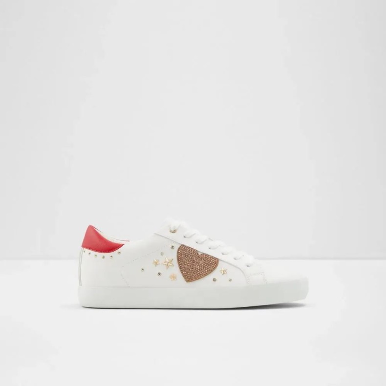 Mode Aldo Chaus Damesneaker Med Snøre, Anden Hvid