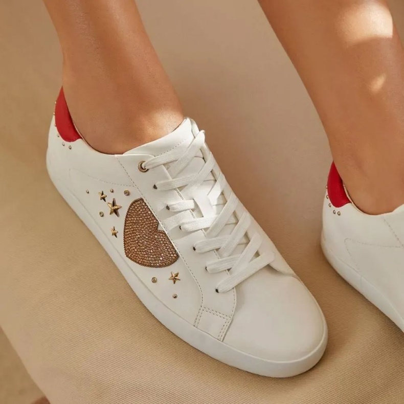 Mode Aldo Chaus Damesneaker Med Snøre, Anden Hvid