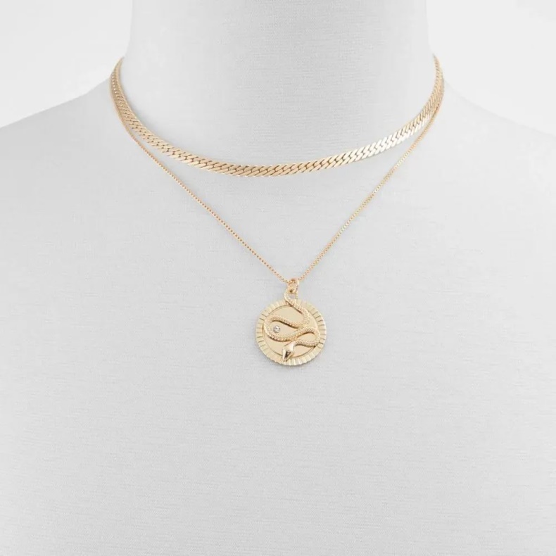 Guld Multi Chiamma Kvinders Tilbehør Halskæde Mode Aldo