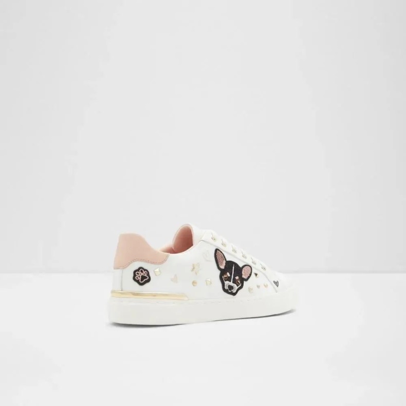 Hvid Aldo Fashion Chicou Lav Top Sneaker Til Kvinder