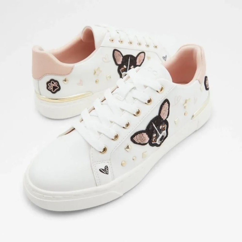 Hvid Aldo Fashion Chicou Lav Top Sneaker Til Kvinder