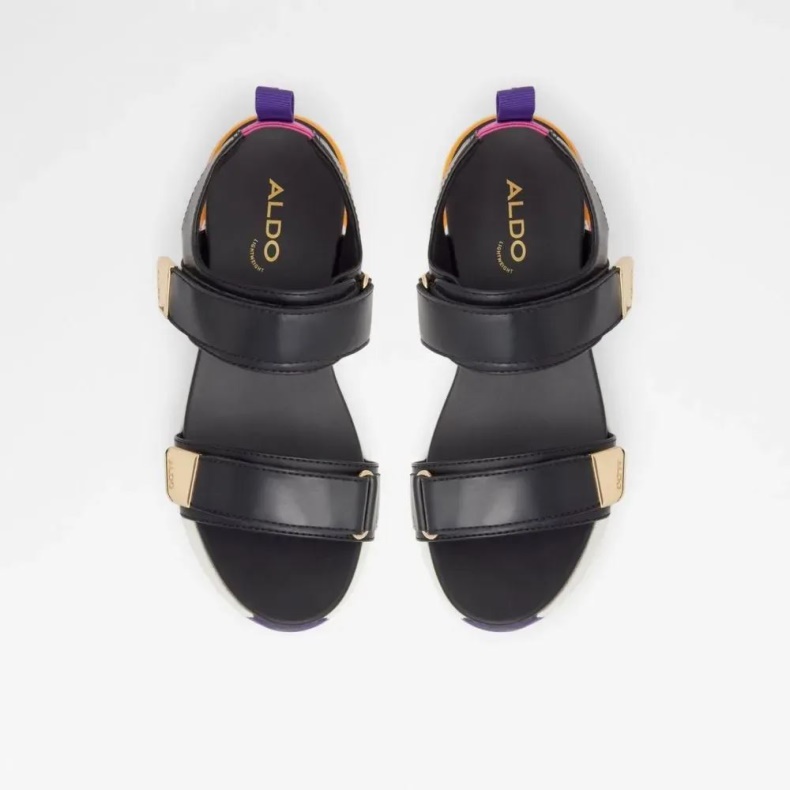 Colbie Kvinders Todelt Kile Sandal Fashion Aldo Sort Multi