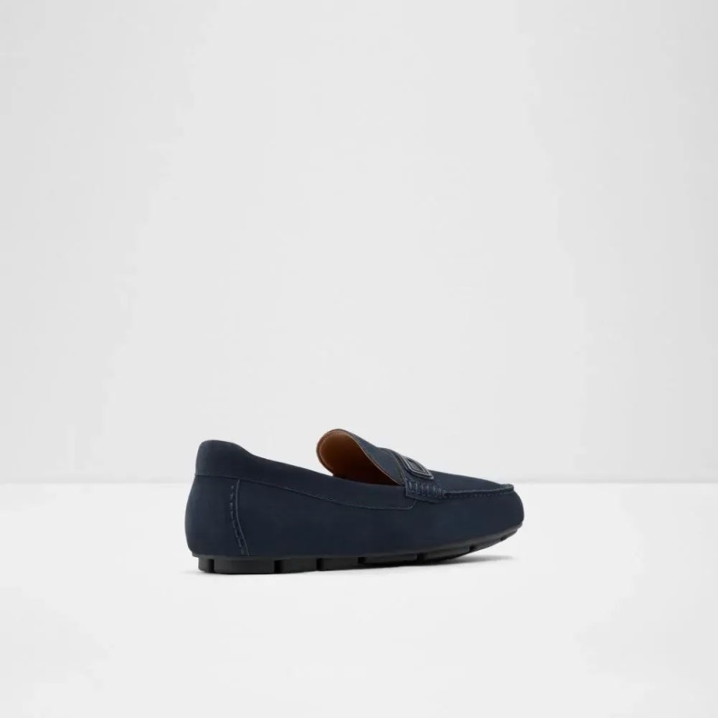Aldo Darzu Slip-on Rund Tå Loafer Marineblå Mode