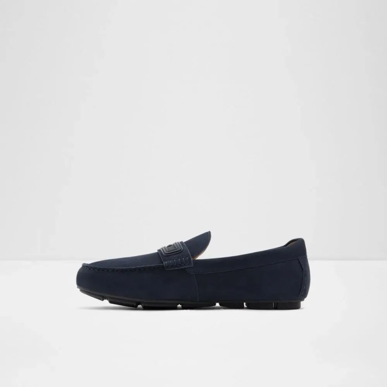 Aldo Darzu Slip-on Rund Tå Loafer Marineblå Mode