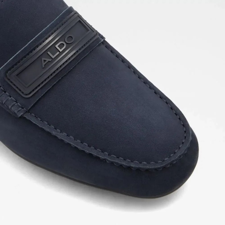 Aldo Darzu Slip-on Rund Tå Loafer Marineblå Mode