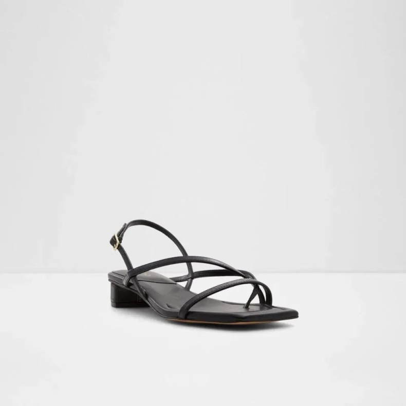 Aldo Fashion Darelle Sandal Med Stropper Og Hæle Til Kvinder Sort