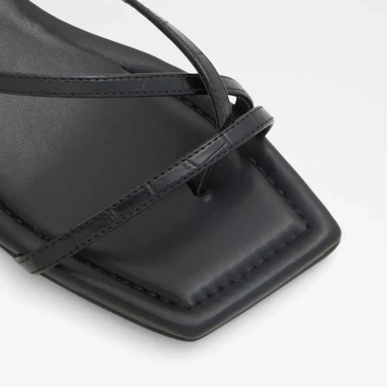 Aldo Fashion Darelle Sandal Med Stropper Og Hæle Til Kvinder Sort