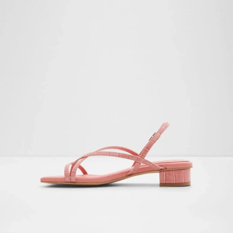 Mode Anden Pink Aldo Darelle Sandal Med Stropper Og Hæle