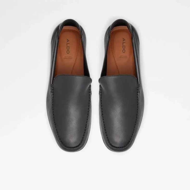 Aldo Fashion Sort Demetriflex-w Herre Læder Moccasin