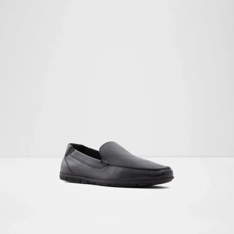 Aldo Fashion Sort Demetriflex-w Herre Læder Moccasin