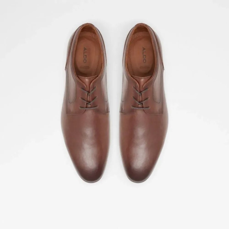 Aldo Fashion Lysebrun Delfordflex Mænds Derby Med Snørebånd