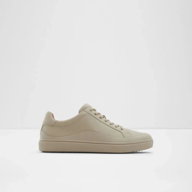 Mørk-beige Mode Aldo Dereck Lav Top Sneaker Til Mænd
