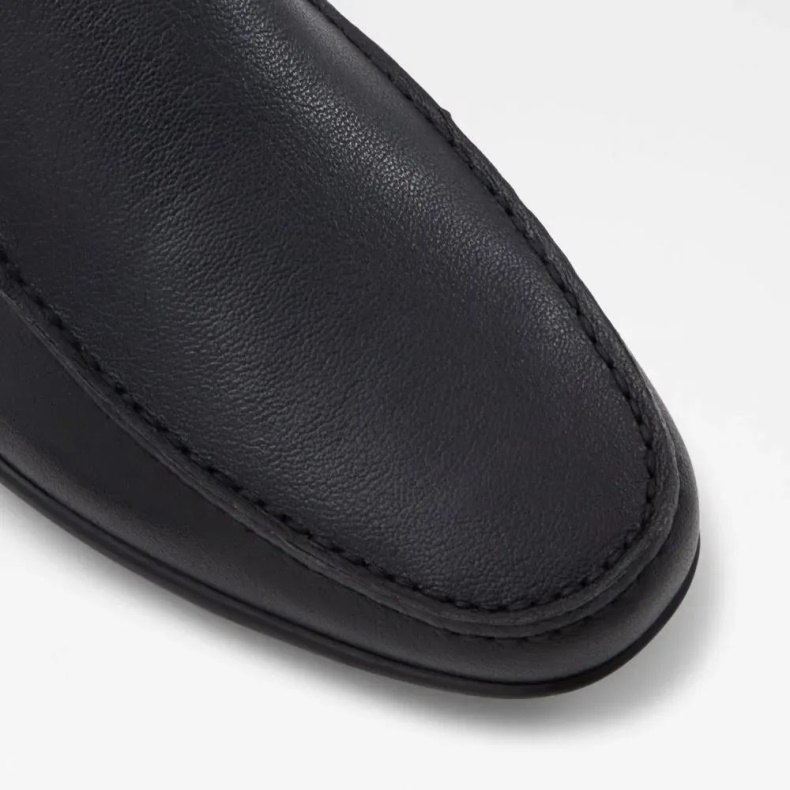 Demetriflex-w Herre Læder Moccasin åben-sort Aldo Mode