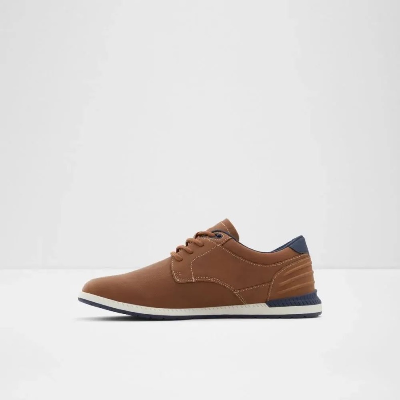 Mode Aldo Dinbren Mænds Lave Top Sneaker Cognac