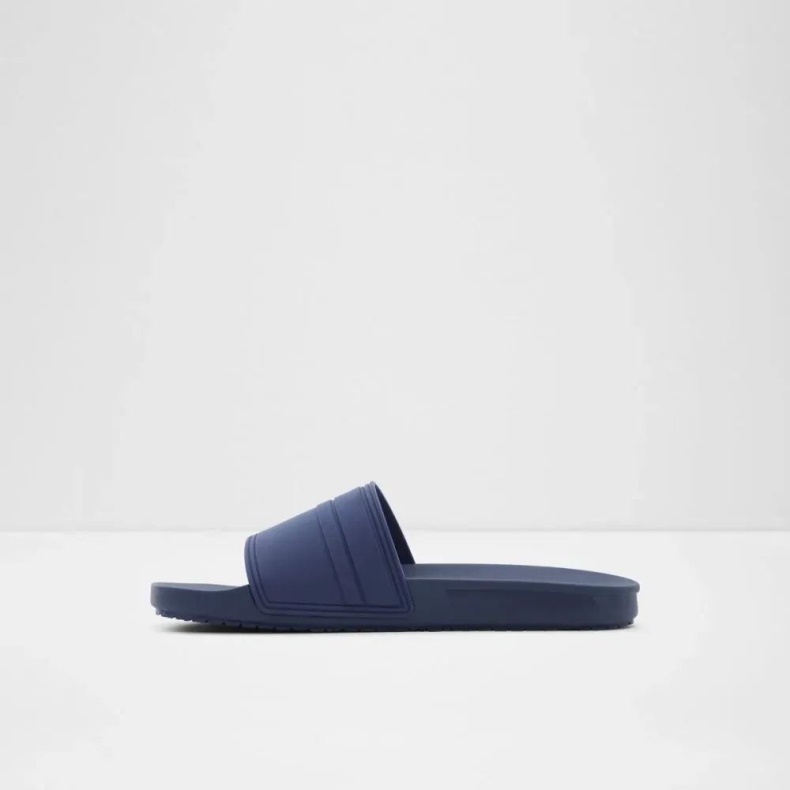 Marineblå Aldo Fashion Dinmore Slip-on Sandal Til Mænd