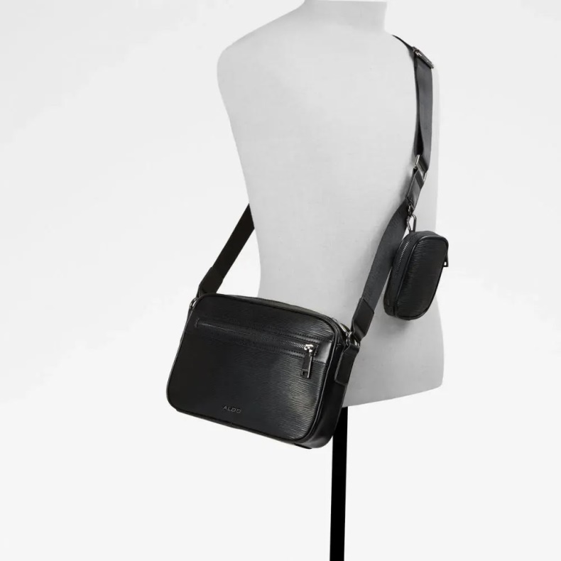 Aldo Anden-sort Mode Dolnoto Herretaske Crossbody