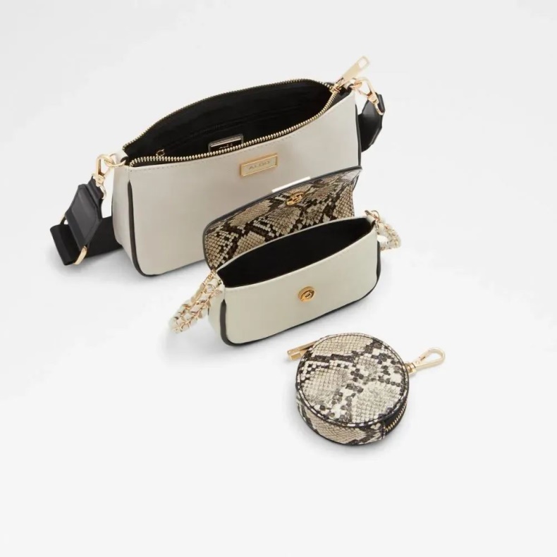 Aldo Fashion Bone Multi Drilimwen Håndtaske Til Kvinder Crossbody