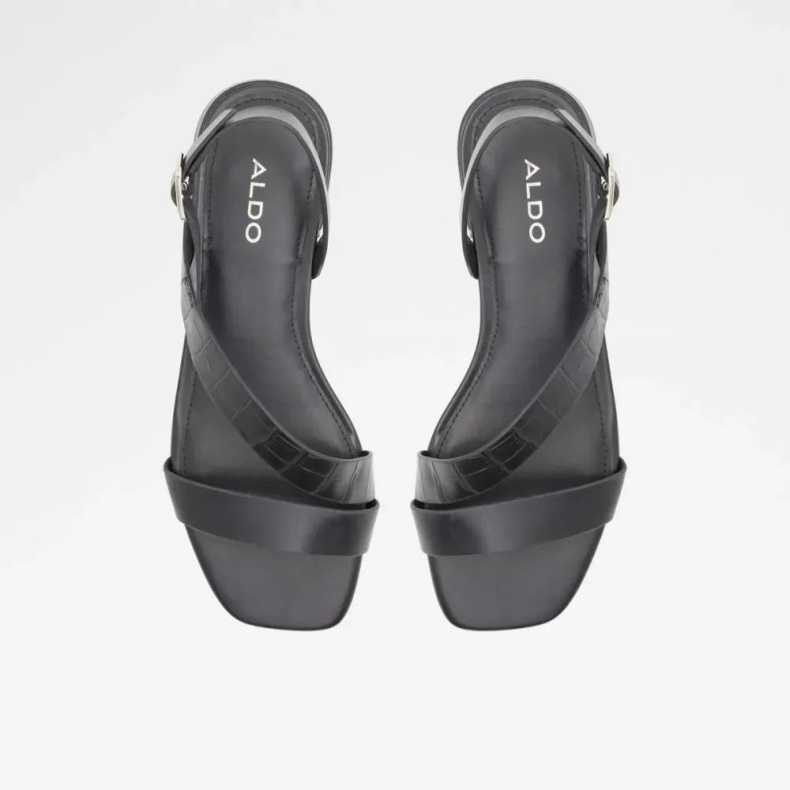 Fashion Sort Edardoni Todelt Sandal Med Hæl Til Kvinder Aldo