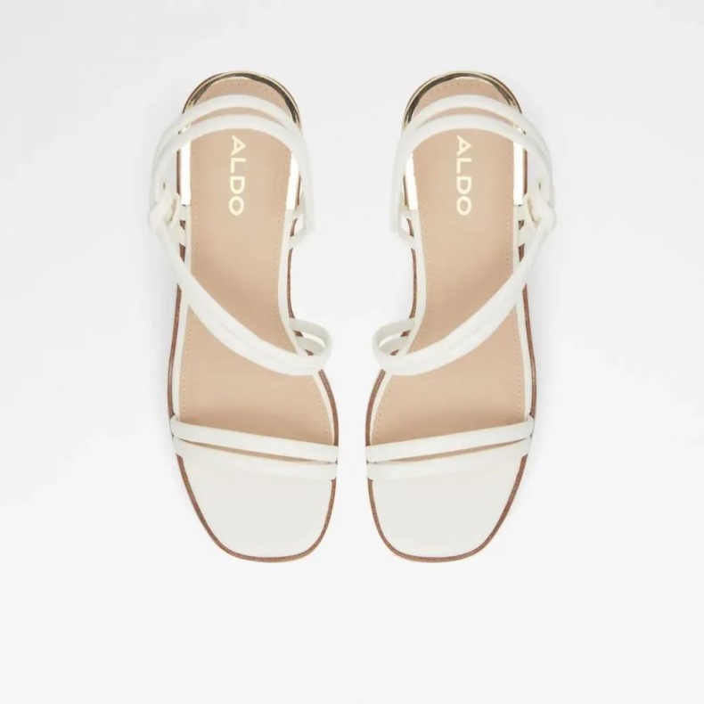 Eldin Dame Sandal Med Strappy Kile Aldo Mode Hvid