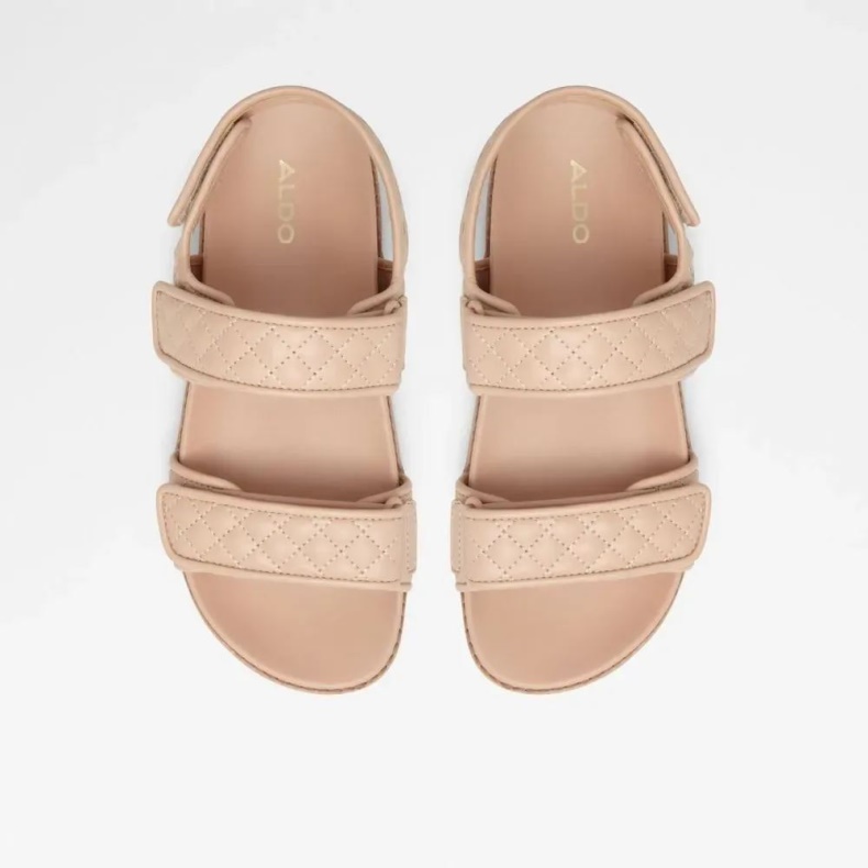 Aldo Lys Pink Mode Eowiliwia Sandal Med Flad Rem Til Kvinder